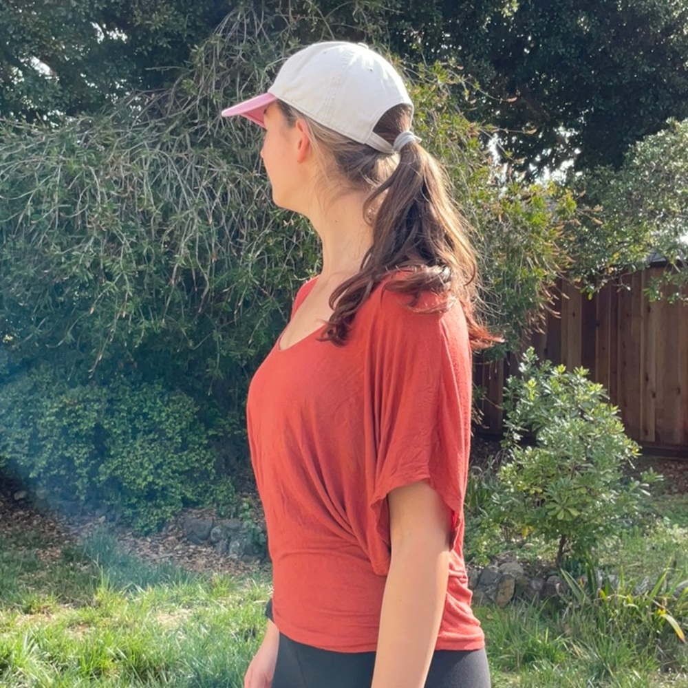 Loose Flowing Orange Top